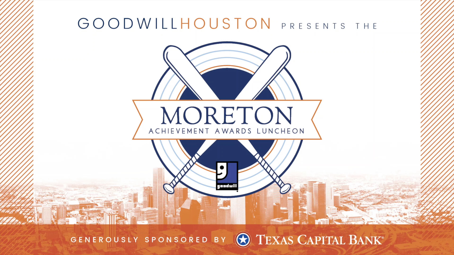 Goodwill Houston's Moreton Achievement Award Winners Honored at Astros Home  Game - Goodwill Houston