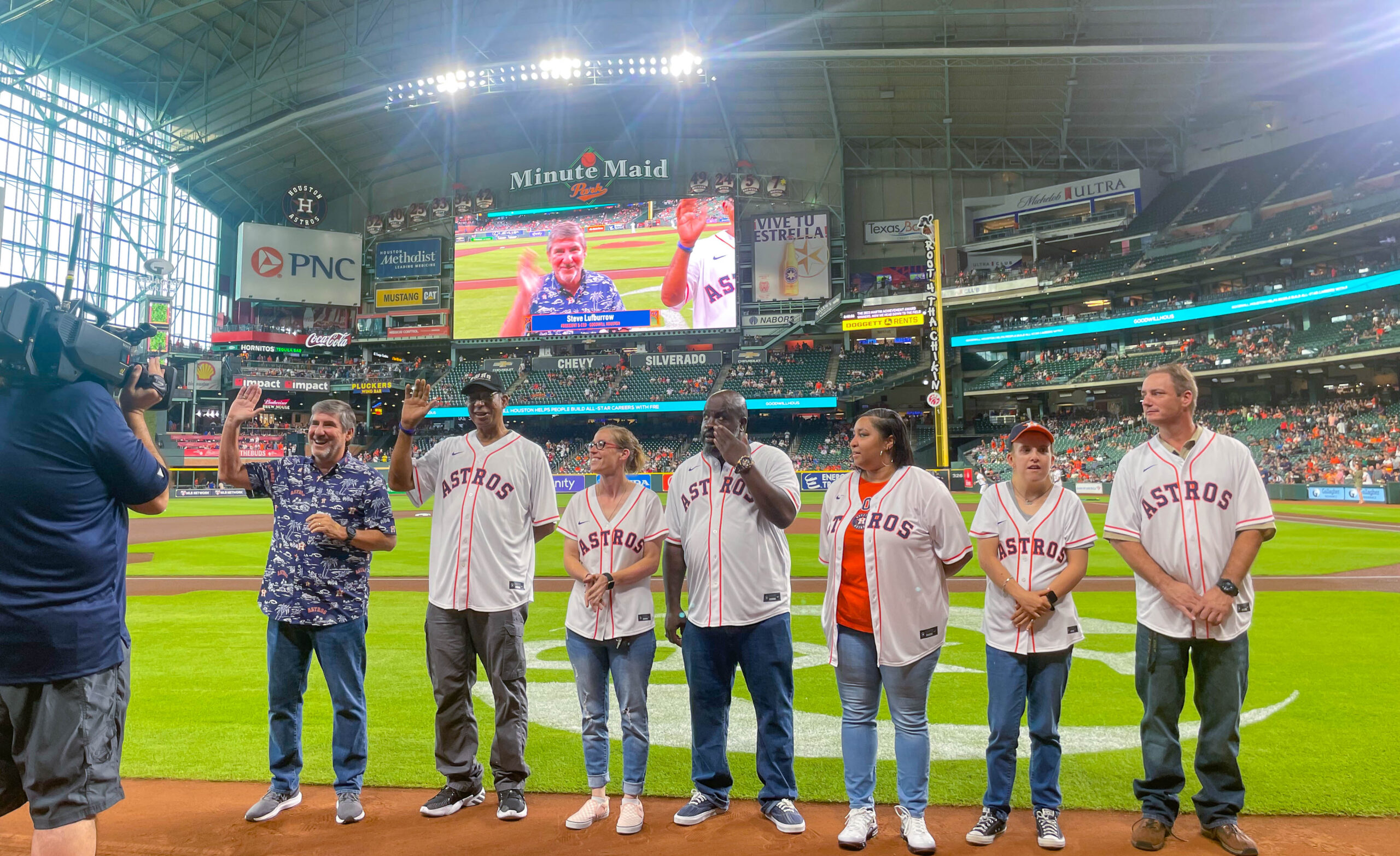 Goodwill Houston's Moreton Achievement Award Winners Honored at Astros Home  Game - Goodwill Houston